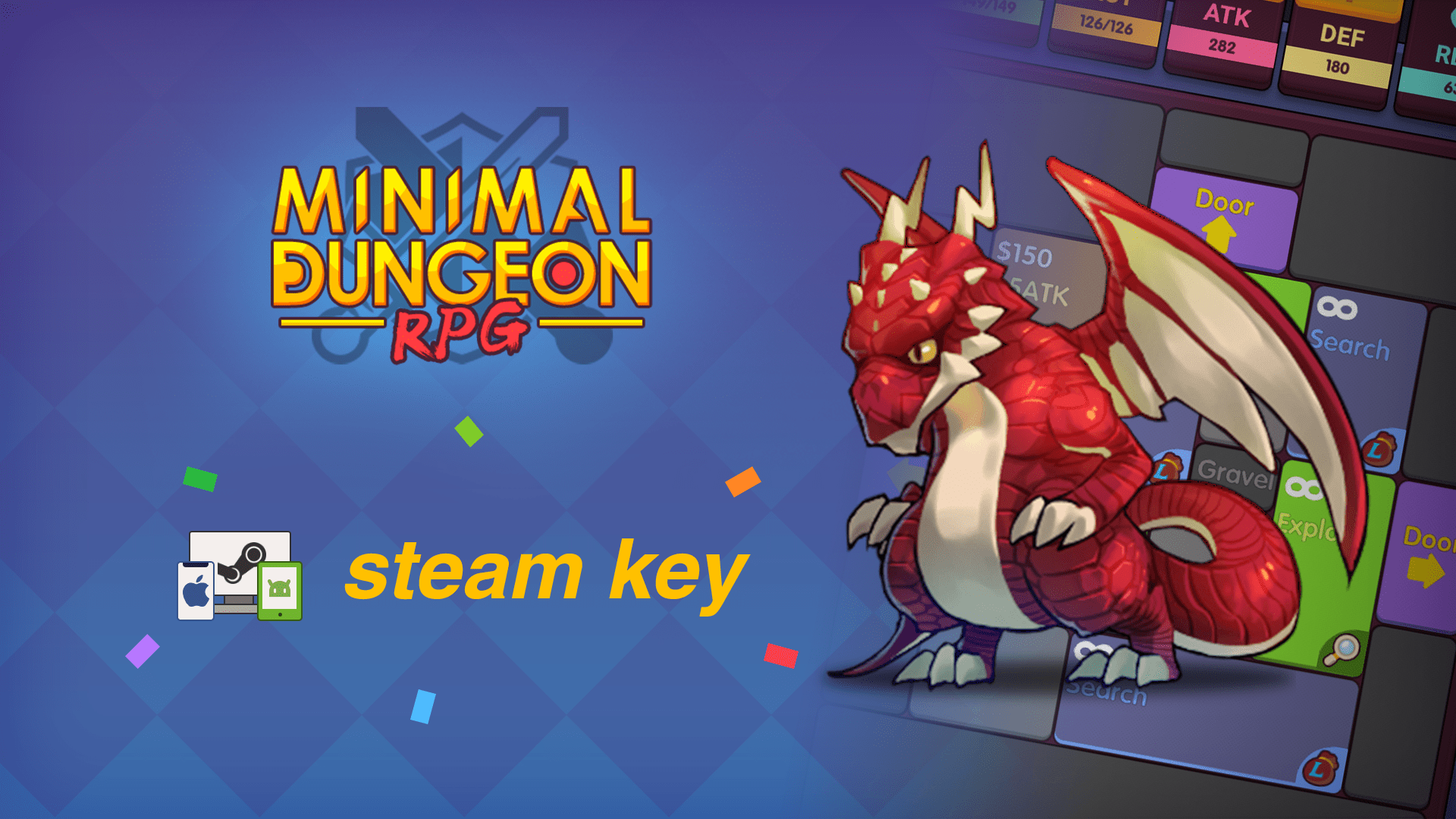 Minimal Dungeon RPG Steam Key Giveaway!